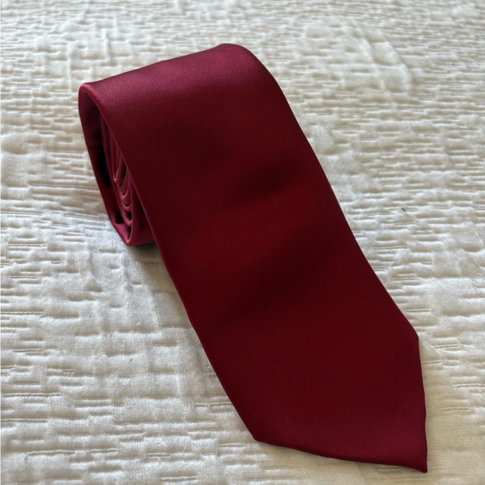 Elegant Red Men's Tie